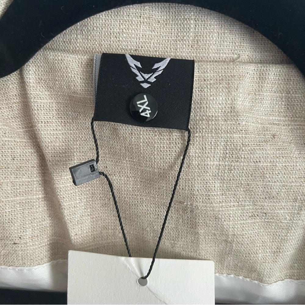 Men's Beige Windbreaker Jacket - Picture 4 of 11